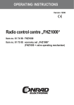 Radio control centre „FHZ1000“