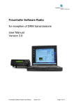 Fraunhofer Software Radio for reception of DRM