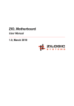 ZIO, Motherboard - Zilogic Systems