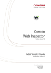 Comodo Web Inspector - Admin Guide
