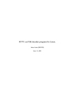 RTTY: an FSK decoder program for Linux.