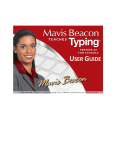 Mavis Beacon Teaches Typing User Guide