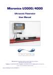 User Manual - Clamp On Flow Meters