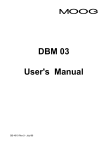 DBM 03 User`s Manual