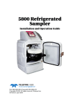 5800 Refrigerated Sampler User Manual