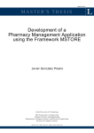 Development of a Pharmacy Management Application using the