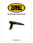 SC28 Needle Scaler Manual