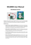 MiniBMS User Manual - Distributed