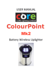 USER MANUAL Battery Wireless Uplighter