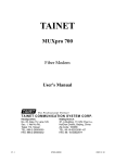 MUXpro 700 User Manual