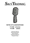 RETRO STYLE MICROPHONE 173.498 (chrome) 173.499