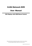 H.264 Network DVR User Manual - HTV
