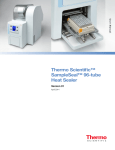 SampleSeal 96-tube Heat Sealer User-Manual