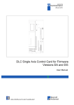 DLC Single Axis Control Card for Firmware