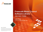 Freescale Motor Control Software Library
