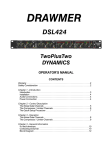 DSL424 Operators Manual