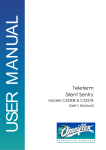 Teleterm Silent Sentry C233xB User Manual