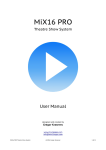 Click here to user manual for MiX16 PRO