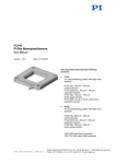 User Manual PZ244E - Physik Instrumente