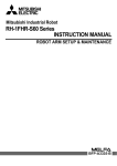 RH-1FHR-S60 Series INSTRUCTION MANUAL ROBOT ARM