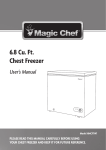 6.8 Cu. Ft. Chest Freezer