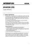 DIVATOR CPD - Interspiro