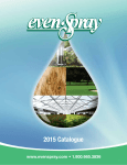 2015 Catalogue - Even-Spray & Chemicals Ltd.