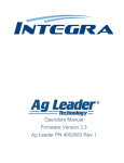 Integra User Manual - Precision Ag Solutions
