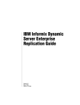 IBM Informix Dynamic Server Enterprise Replication Guide