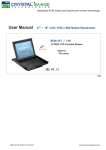 Rackmount Monitor User Manual