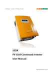 SG5K PV grid-connected inverter user manual