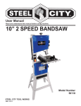 10” 2 SPEED BANDSAW