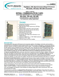 NAI 64RS3 VME 18 Channel serial communications