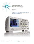 DSO1000A/B Series Portable Oscilloscopes