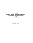 FHI98MD Computer code for density-functional theory calculations