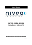 NUPS22-6000U~10000U Rack/Tower Online UPS User Manual