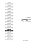 AMOS Command Files User`s Manual