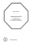 Handyprobe 2 user`s manual