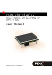 PCAN-MiniDisplay - User Manual