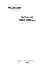 ISCOM2826 USER MANUAL