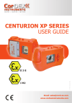 CorD∈X CENTURION XP SERIES USER GUIDE