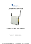 Telecom FM Dataroute Voice Manual