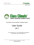 User Guide - Center for Excellence in Learning and Teaching