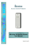 Microtag 100 Mullion Reader User Manual