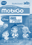 MobiGo Cartridge - Jake and the Never Land Pirates Manual