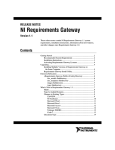 NI Requirements Gateway Release Notes