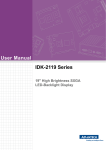 User Manual IDK-2119 Series