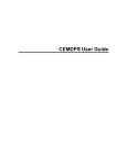 CEMDPS User Guide