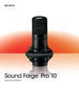 Sound Forge Pro 10 Upgrade Highlights