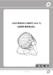 LIGHT( 4 in 1) USER MANUAL LED WASH